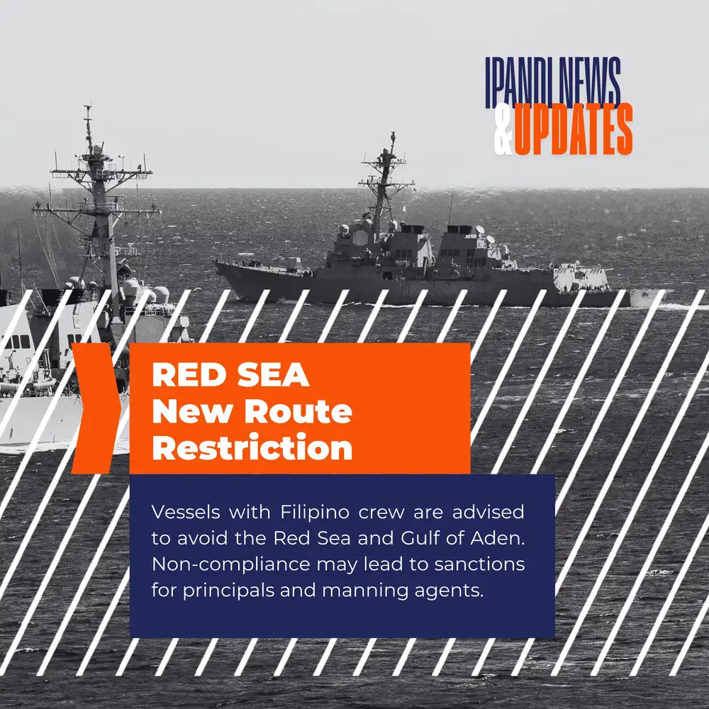 RED SEA NEW ROUTE RESTRICTIONS